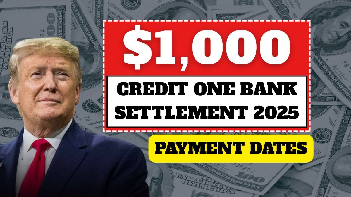 $1,000 Credit One Bank Settlement 2025