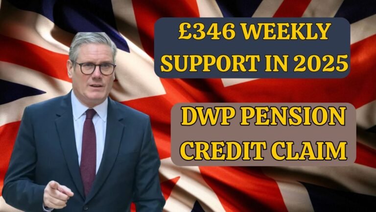 £346 Weekly Support in 2025: DWP Pension Credit Claim Steps You Must Know