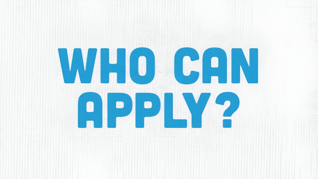 Who can apply for a claim?